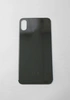 Задняя крышка iPhone X стеклянная, легкая установка, черная (CE)