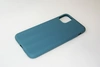 Чехол силиконовый матовый iPhone 11 Pro Max, сине-серый
