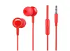 Наушники HOCO M14 Inital Sound universal earphone с микрофоном, красный