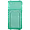 Чехол силиконовый с кармашком iPhone 7/ 8/ SE 2 прозрачный, мятный