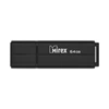 USB флеш-накопитель Mirex 64 GB USB 2.0 LINE, черный