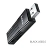 Card-Reader HOCO HB20 Mindful 2-в-1 USB2.0, USB - TF/SD, черный