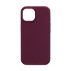 Чехол силиконовый гладкий Soft Touch iPhone 15, бордовый №57