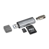 Card-reader Орбита OT-PCR15 USB 3.0 OTG (TF, SD, Lightning + USB 2.0) серебристый