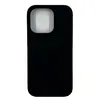 Чехол силиконовый гладкий Soft Touch iPhone 14 Pro, черный №18 (закрытый низ)