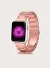 Металлический браслет для Apple Watch 42/ 44 мм, розовый