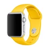 Ремешок силиконовый для Apple Watch 38/ 40 мм Sport Band, желтый №4
