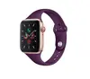 Ремешок силиконовый для Apple Watch 42/ 44 мм Sport Band, фиолетовый №30