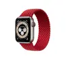 Ремешок тканевый для Apple Watch 38 мм/ 40 мм "Монобраслет" (145мм), красный
