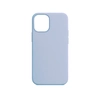 Чехол силиконовый гладкий Soft Touch iPhone 12 mini, голубой (без логотипа)