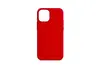 Чехол силиконовый гладкий Soft Touch iPhone 12 mini, красный (без логотипа)