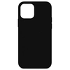 Чехол силиконовый гладкий Soft Touch iPhone 12 mini, черный (без логотипа)