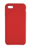 Чехол силиконовый гладкий Soft Touch iPhone 6/ 6S, красный (без логотипа)