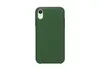 Чехол силиконовый гладкий Soft Touch iPhone XR, зеленый мох №44