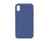 Чехол силиконовый гладкий Soft Touch iPhone XR, космический синий №35