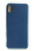 Чехол силиконовый гладкий Soft Touch iPhone XR, темно-синий №8