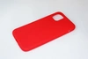 Чехол силиконовый матовый iPhone 11, красный