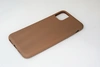 Чехол силиконовый матовый iPhone 11 Pro Max, коричневый