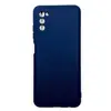 Чехол силиконовый матовый Samsung A03S, синий