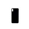 Задняя крышка iPhone XS стеклянная, легкая установка, черная (CE)