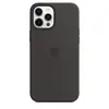 Чехол силиконовый гладкий Soft Touch iPhone 12 Pro, черный №18 (закрытый низ)