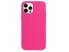 Чехол силиконовый гладкий Soft Touch iPhone 12 Pro, ярко-розовый №62 (закрытый низ)