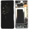 Дисплей Samsung G973F Galaxy S10 в сборе с тачскрином и рамкой, Черный (OR100%)
