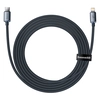 USB-C кабель BASEUS Type-C to Lightning Crystal Shine Series 2 м (20W), серый