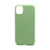 Чехол силиконовый гладкий Soft Touch iPhone 11, зеленый