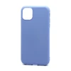 Чехол силиконовый гладкий Soft Touch iPhone 11, голубой