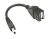 OTG-переходник Mini USB 10 см цвет черный