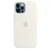 Чехол силиконовый MagSafe Matte iPhone 12 Pro, белый