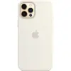 Чехол силиконовый MagSafe Matte iPhone 12, белый