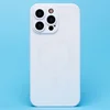 Чехол силиконовый MagSafe Matte iPhone 15, белый