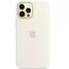 Чехол силиконовый MagSafe Soft Touch с анимацией iPhone 12 Pro Max, белый