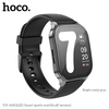 Смарт часы HOCO Y19 Amoled Smart sports watch, (call version) яркий металлический серый