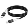 USB-C кабель HOCO X82 Type-С to Type-С Silicone (100см), черный