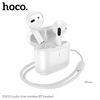 Беспроводные наушники HOCO EW53 Bluetooth Generozo True Wireless BT headset, белые