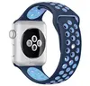 Ремешок Band Sport Nike для Apple Watch 42 мм/ 44 мм голубой с синим №16