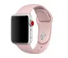 Ремешок силиконовый для Apple Watch 38/ 40 мм Sport Band, розовый песок №19