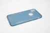 Чехол силиконовый плотный прозрачный iPhone XS Max, синий