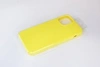 Чехол силиконовый гладкий Soft Touch iPhone 12 mini, желтый №4 (закрытый низ)