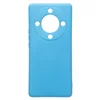 Чехол силиконовый гладкий Soft Touch Huawei Honor X9a, голубой