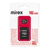 Карта памяти MicroSDHC Mirex 16 GB класс 10 (UHS-I, U1, class 10) с адаптером