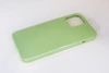 Чехол силиконовый гладкий Soft Touch iPhone 12 Pro Max, зеленый №1 (закрытый низ)