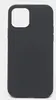 Чехол силиконовый гладкий Soft Touch iPhone 12 mini, темно-серый №15 (закрытый низ)