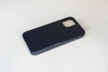 Чехол силиконовый гладкий Soft Touch iPhone 12 mini, темно-синий №8 (закрытый низ)