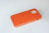 Чехол силиконовый гладкий Soft Touch iPhone 12 mini, оранжевый №2 (закрытый низ)