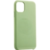 Чехол силиконовый гладкий Soft Touch iPhone 11 Pro Max, зеленый №1 (закрытый низ)