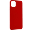 Чехол силиконовый гладкий Soft Touch iPhone 11 Pro Max, красный №14 (закрытый низ)